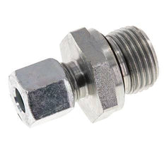 G 1/2'' Macho x 8L Anillo de corte recto de acero galvanizado con junta FKM 315 Barra DIN 2353