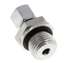 G 1/2'' Macho x 8L Anillo de corte recto de acero galvanizado con junta FKM 315 Barra DIN 2353