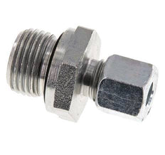G 1/2'' Macho x 8L Anillo de corte recto de acero galvanizado con junta FKM 315 Barra DIN 2353