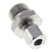 G 1/2'' Macho x 8L Anillo de corte recto de acero galvanizado con junta FKM 315 Barra DIN 2353