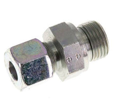 G 1/2'' Macho x 10S Anillo de corte recto de acero galvanizado con junta FKM 630 Barra DIN 2353