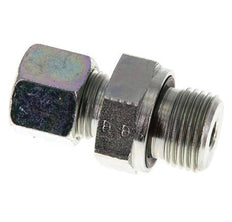 G 1/2'' Macho x 10S Anillo de corte recto de acero galvanizado con junta FKM 630 Barra DIN 2353