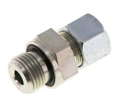 G 1/2'' Male x 12S Zinc plated Steel Straight Cutting Ring with FKM Seal 630 Bar DIN 2353 [2 Pieces]
