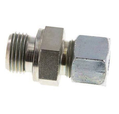 G 1/2'' Male x 12S Zinc plated Steel Straight Cutting Ring with FKM Seal 630 Bar DIN 2353 [2 Pieces]