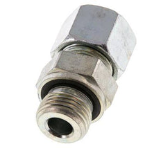 G 1/2'' Macho x 14S Anillo de corte recto de acero galvanizado con junta FKM 630 Barra DIN 2353