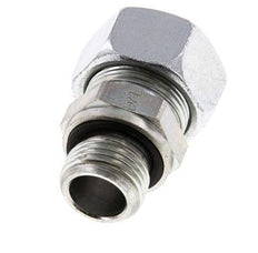 G 1/2'' Macho x 18L Anillo de corte recto de acero galvanizado con junta FKM 315 Barra DIN 2353