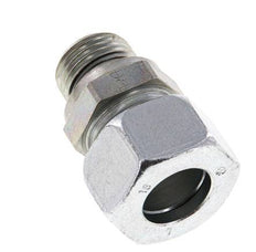 G 1/2'' Macho x 18L Anillo de corte recto de acero galvanizado con junta FKM 315 Barra DIN 2353