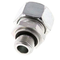 G 1/2'' Macho x 22L Anillo de corte recto de acero galvanizado con junta FKM 160 Bar DIN 2353