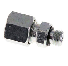 G 1/8'' Male x 8L Zinc plated Steel Straight Cutting Ring with FKM Seal 315 Bar DIN 2353 [2 Pieces]