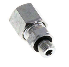 G 1/8'' Male x 8L Zinc plated Steel Straight Cutting Ring with FKM Seal 315 Bar DIN 2353 [2 Pieces]