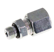 G 1/8'' Male x 8L Zinc plated Steel Straight Cutting Ring with FKM Seal 315 Bar DIN 2353 [2 Pieces]