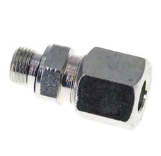 G 1/8'' Male x 8L Zinc plated Steel Straight Cutting Ring with FKM Seal 315 Bar DIN 2353 [2 Pieces]
