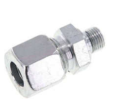 G 1/8'' Macho x 10L Anillo de corte recto de acero galvanizado con junta FKM 315 Barra DIN 2353