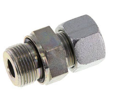 G 3/4'' Macho x 16S Anillo de corte recto de acero galvanizado con junta FKM 400 Bar DIN 2353