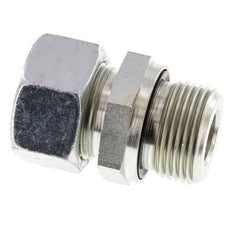 G 3/4'' Macho x 18L Anillo de corte recto de acero galvanizado con junta FKM 315 Barra DIN 2353