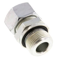 G 3/4'' Macho x 18L Anillo de corte recto de acero galvanizado con junta FKM 315 Barra DIN 2353