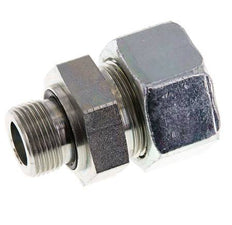 G 3/4'' Macho x 25S Anillo de corte recto de acero galvanizado con junta FKM 400 Bar DIN 2353