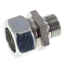 G 3/4'' Macho x 28L Anillo de corte recto de acero galvanizado con junta FKM 160 Bar DIN 2353