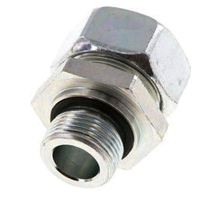 G 3/4'' Macho x 28L Anillo de corte recto de acero galvanizado con junta FKM 160 Bar DIN 2353