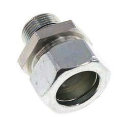 G 3/4'' Macho x 28L Anillo de corte recto de acero galvanizado con junta FKM 160 Bar DIN 2353