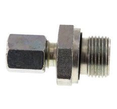 G 3/8'' Male x 6L Zinc plated Steel Straight Cutting Ring with FKM Seal 315 Bar DIN 2353 [2 Pieces]