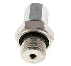 G 3/8'' Male x 6L Zinc plated Steel Straight Cutting Ring with FKM Seal 315 Bar DIN 2353 [2 Pieces]