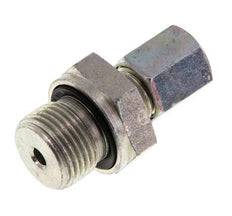 G 3/8'' Male x 6L Zinc plated Steel Straight Cutting Ring with FKM Seal 315 Bar DIN 2353 [2 Pieces]