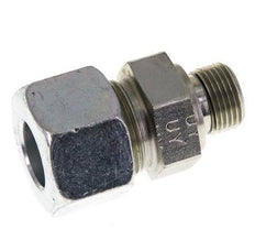 G 3/8'' Macho x 16S Anillo de corte recto de acero galvanizado con junta FKM 400 Bar DIN 2353