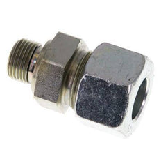 G 3/8'' Macho x 16S Anillo de corte recto de acero galvanizado con junta FKM 400 Bar DIN 2353