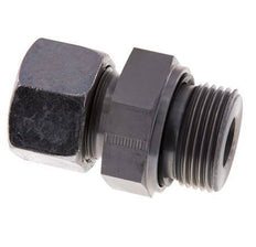 G 1'' Macho x 20S Anillo de corte recto de acero galvanizado con junta FKM 400 Bar DIN 2353