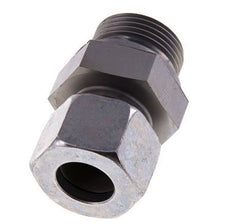 G 1'' Macho x 20S Anillo de corte recto de acero galvanizado con junta FKM 400 Bar DIN 2353