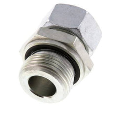 G 1'' Macho x 22L Anillo de corte recto de acero galvanizado con junta FKM 160 Bar DIN 2353