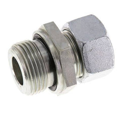 G 1'' Macho x 22L Anillo de corte recto de acero galvanizado con junta FKM 160 Bar DIN 2353