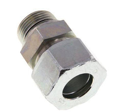 G 1'' Macho x 25S Anillo de corte recto de acero galvanizado con junta FKM 400 Bar DIN 2353