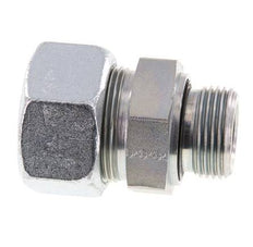 G 1'' Macho x 30S Anillo de corte recto de acero galvanizado con junta FKM 400 Bar DIN 2353