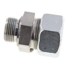 G 1'' Macho x 30S Anillo de corte recto de acero galvanizado con junta FKM 400 Bar DIN 2353