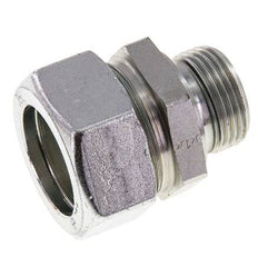 G 1'' Macho x 35L Anillo de corte recto de acero galvanizado con junta FKM 160 Bar DIN 2353