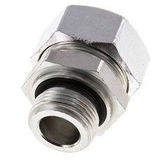 G 1'' Macho x 35L Anillo de corte recto de acero galvanizado con junta FKM 160 Bar DIN 2353