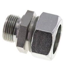 G 1'' Macho x 35L Anillo de corte recto de acero galvanizado con junta FKM 160 Bar DIN 2353