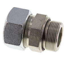 G 1 1/2'' Macho x 38S Anillo de corte recto de acero galvanizado con junta FKM 315 Barra DIN 2353