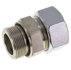 G 1 1/2'' Macho x 38S Anillo de corte recto de acero galvanizado con junta FKM 315 Barra DIN 2353