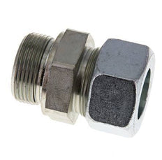 G 1 1/4'' Male x 30S Zinc plated Steel Straight Cutting Ring with FKM Seal 400 Bar DIN 2353