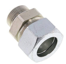G 1 1/4'' Male x 38S Zinc plated Steel Straight Cutting Ring with FKM Seal 315 Bar DIN 2353