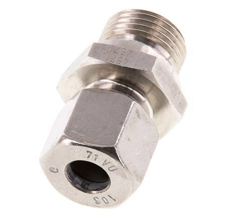 G 1/2'' Male x 10S Stainless steel Straight Cutting Ring 630 Bar DIN 2353
