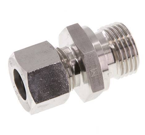 G 1/2'' Macho x 12L Anillo de corte recto de acero inoxidable 315 Barra DIN 2353
