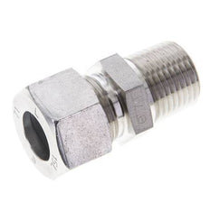 1/2'' NPT Macho x 15L Anillo de corte recto de acero inoxidable 315 Barra DIN 2353