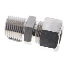 1/2'' NPT Macho x 15L Anillo de corte recto de acero inoxidable 315 Barra DIN 2353