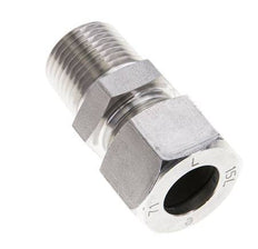 1/2'' NPT Macho x 15L Anillo de corte recto de acero inoxidable 315 Barra DIN 2353