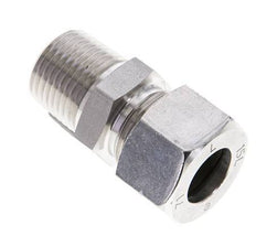 1/2'' NPT Macho x 15L Anillo de corte recto de acero inoxidable 315 Barra DIN 2353