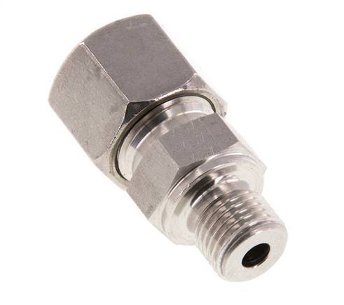 G 1/4'' Macho x 10S Anillo de corte recto de acero inoxidable 630 Barra DIN 2353